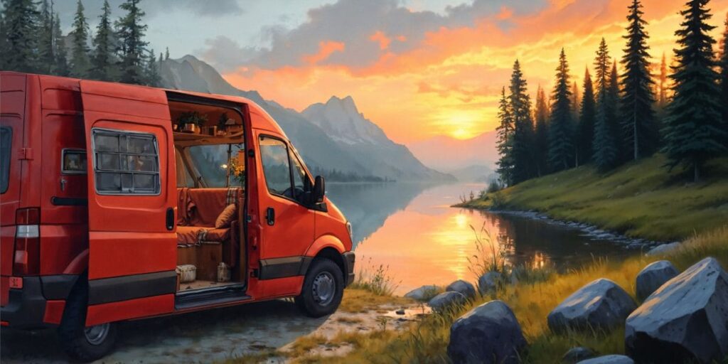 les gens du voyage au parking