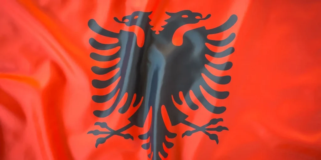 Drapeau Albanie