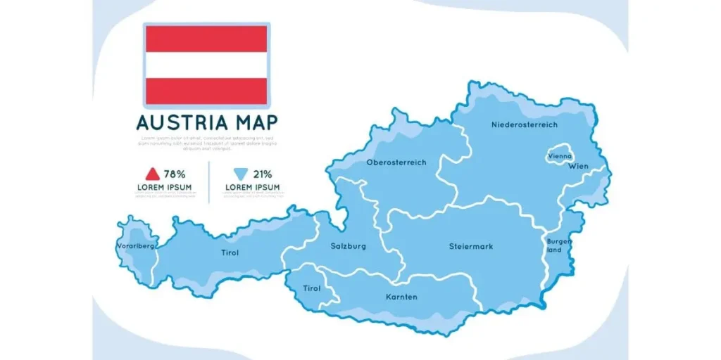 Carte Autriche