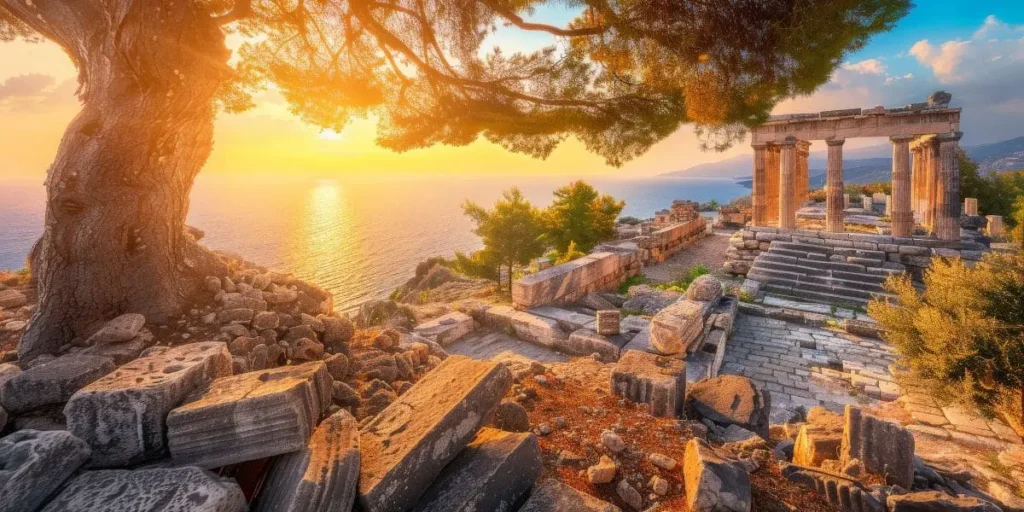 Santorin Paysage