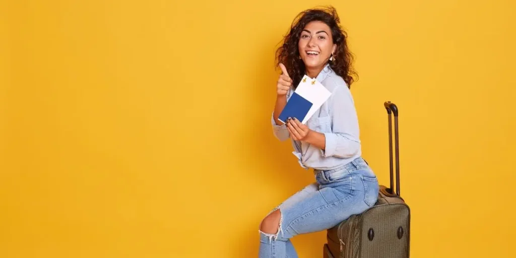 Femme qui voyage