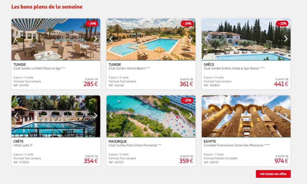 Offres Auchan Voyage